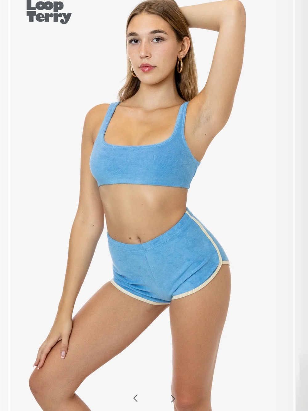 Los Angeles Apparel Loop Terry Running Short S